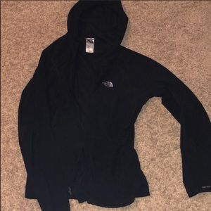 light north face fleece zip up
